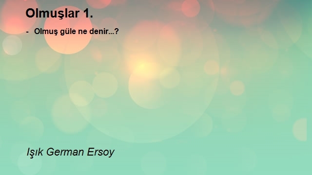 Işık German Ersoy