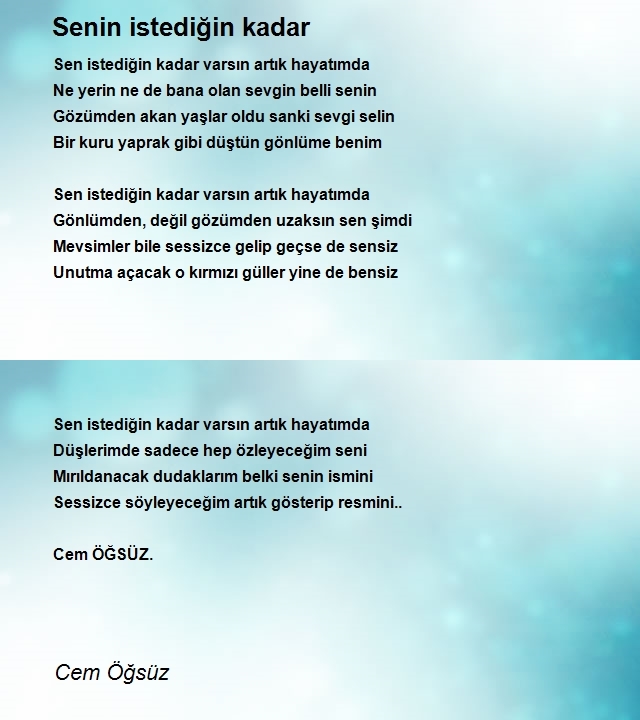 Cem Öğsüz