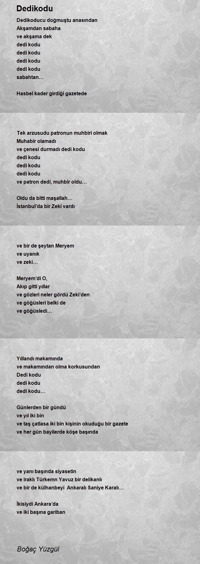 Boğaç Yüzgül