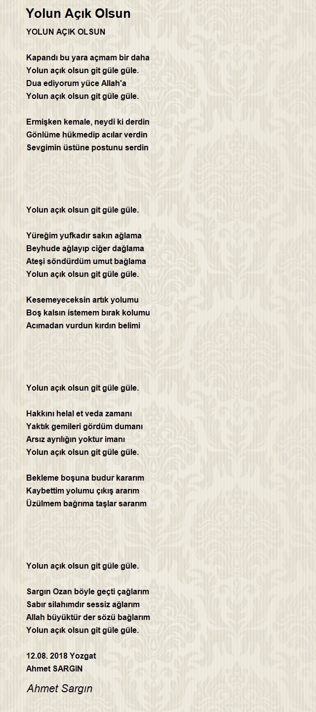 Ahmet Sargın