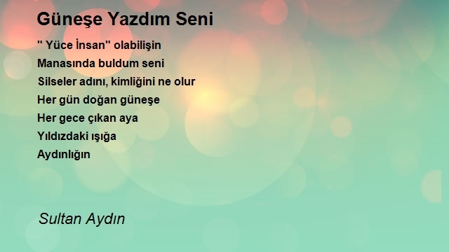 Sultan Aydın