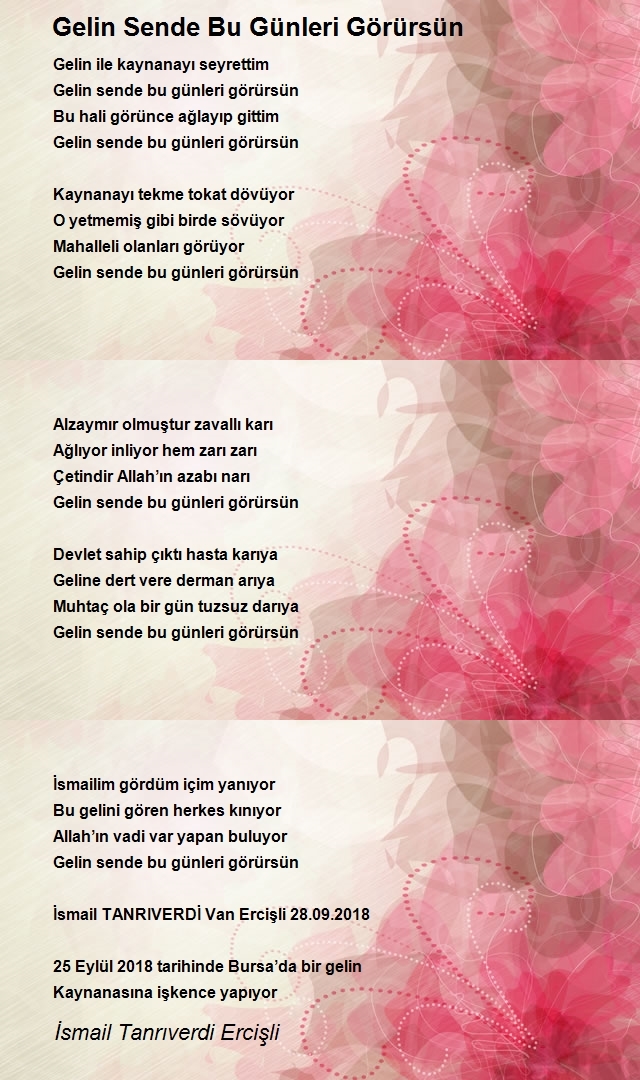 İsmail Tanrıverdi Ercişli