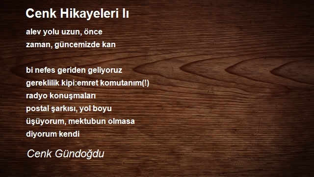 Cenk Gündoğdu