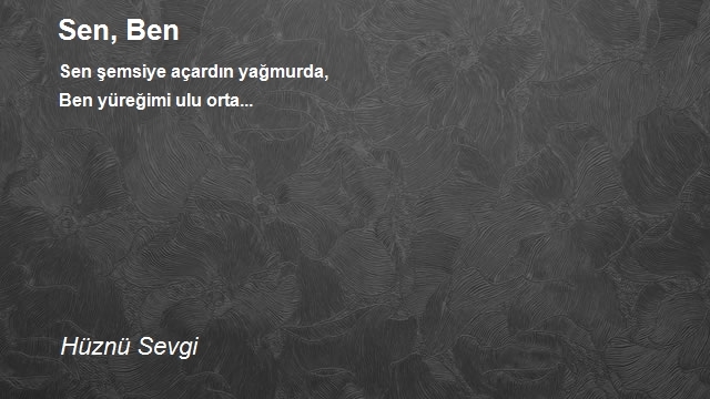 Hüznü Sevgi