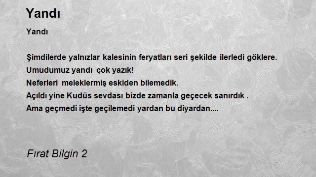 Fırat Bilgin 2
