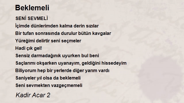 Kadir Acar 2