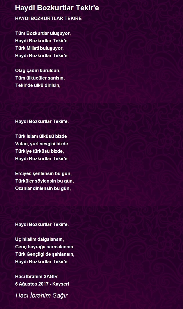 Hacı İbrahim Sağır