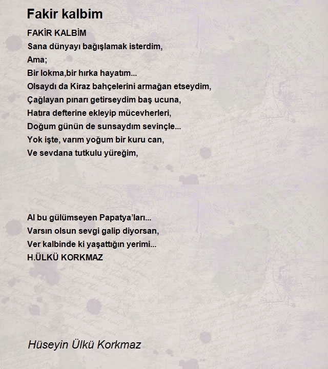 Hüseyin Ülkü Korkmaz