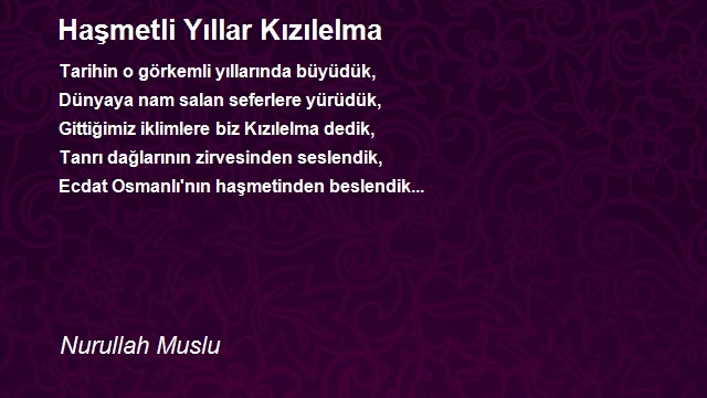 Nurullah Muslu
