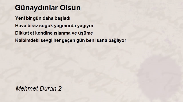 Mehmet Duran 2