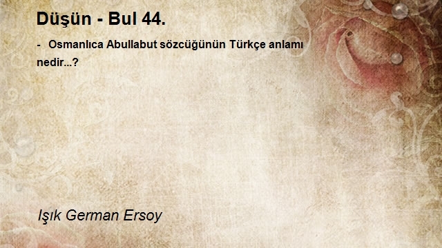 Işık German Ersoy