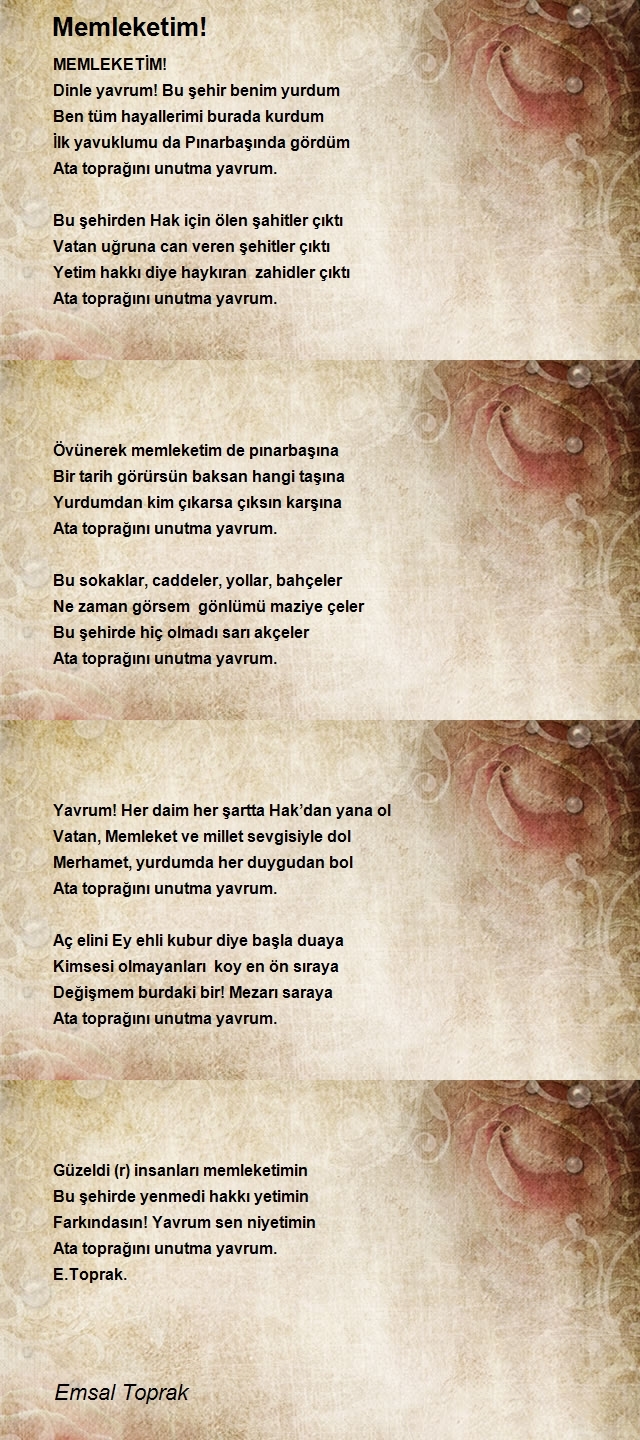 Emsal Toprak