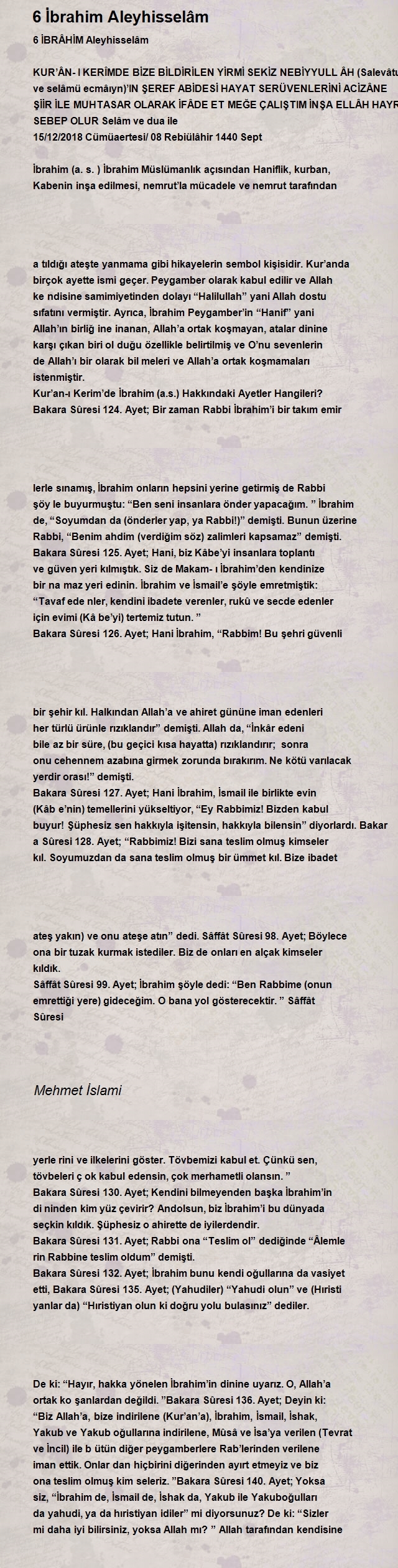 Mehmet İslami