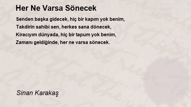 Sinan Karakaş