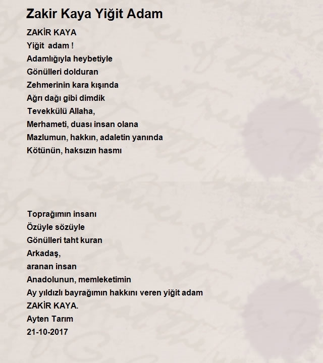 Zakir Kaya