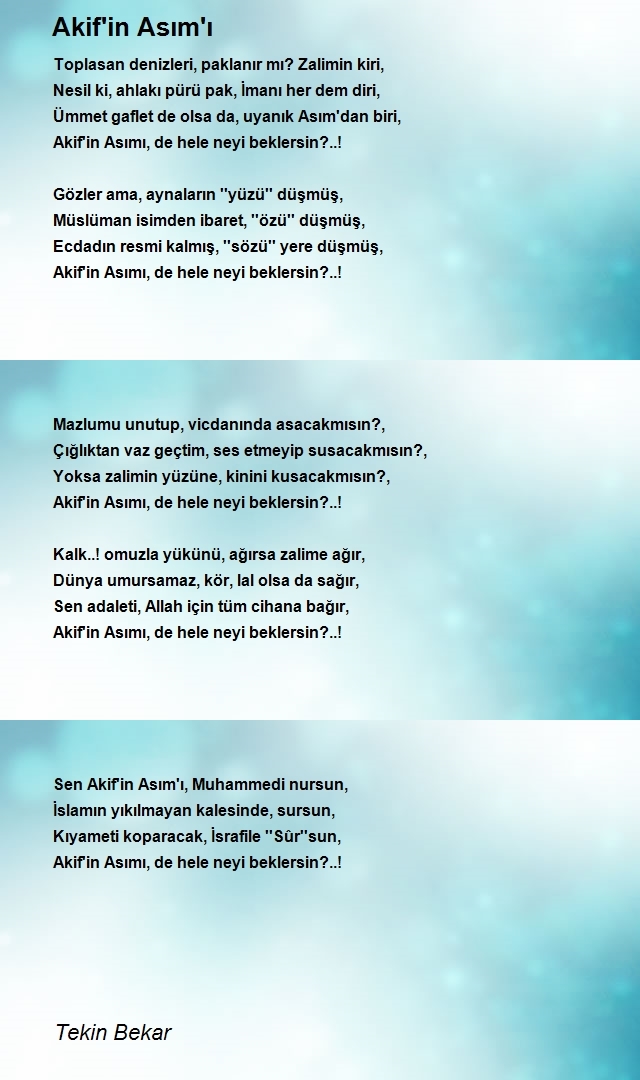 Tekin Bekar