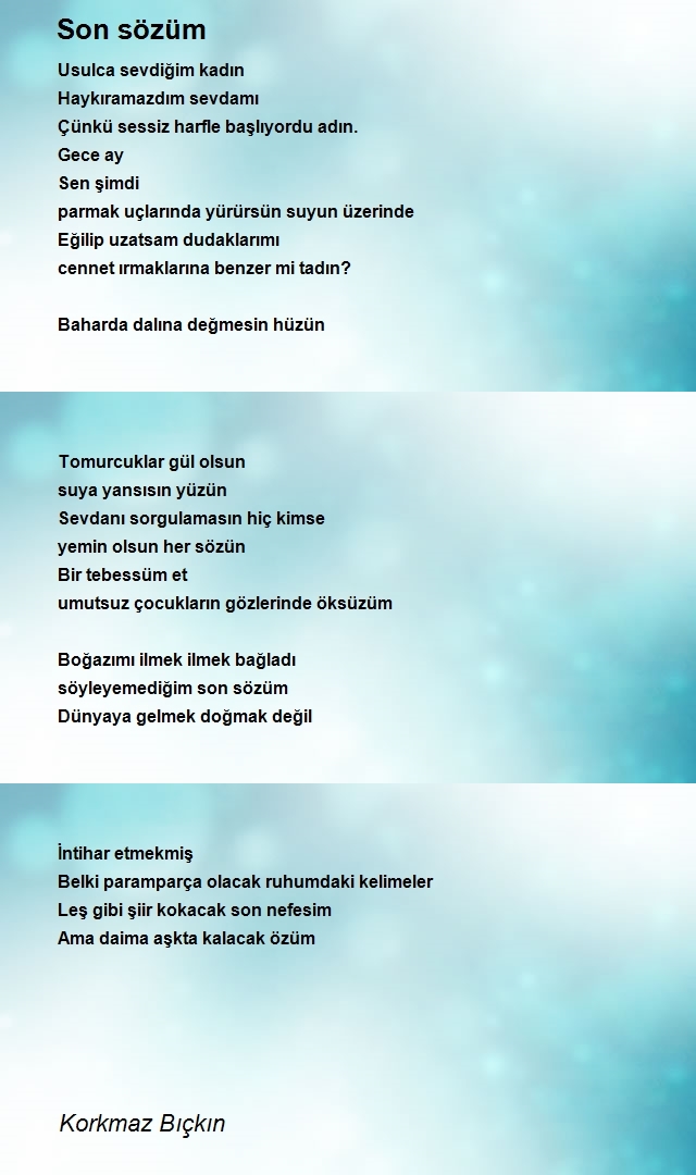 Korkmaz Bıçkın