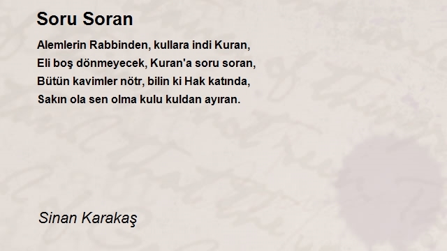 Sinan Karakaş