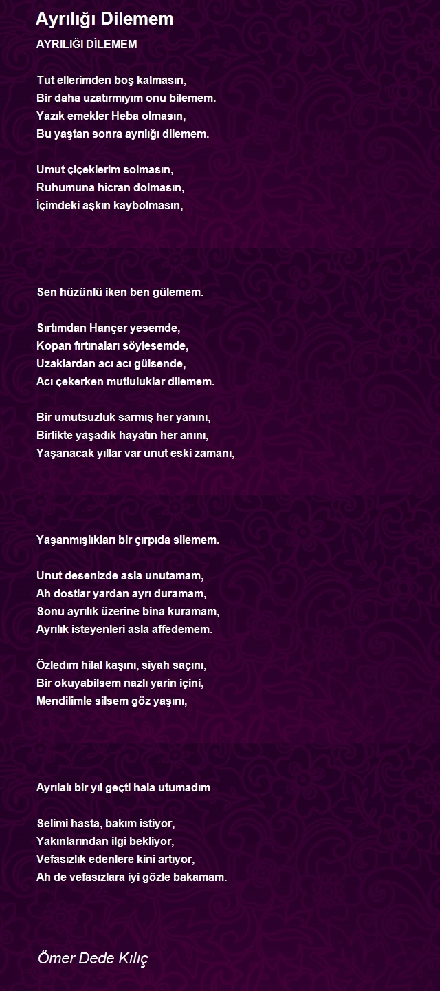 Ömer Dede Kılıç