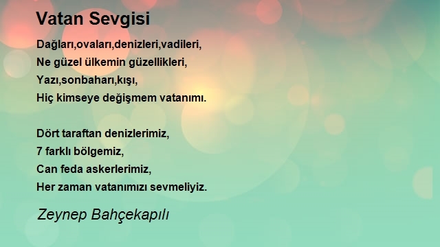 Zeynep Bahçekapılı