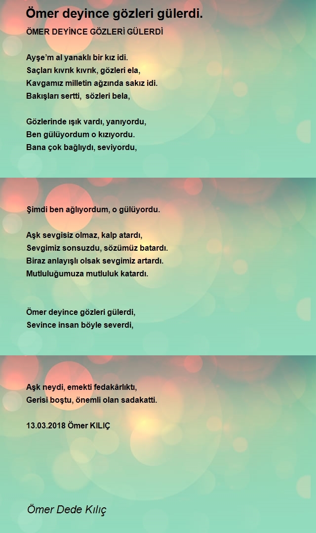 Ömer Dede Kılıç