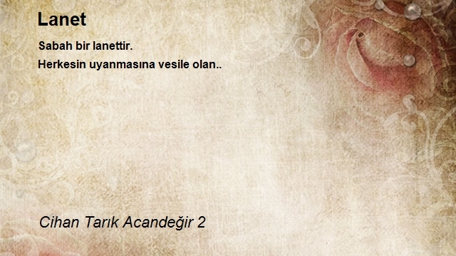 Cihan Tarık Acandeğir 2