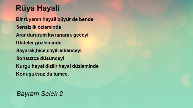 Bayram Selek 2
