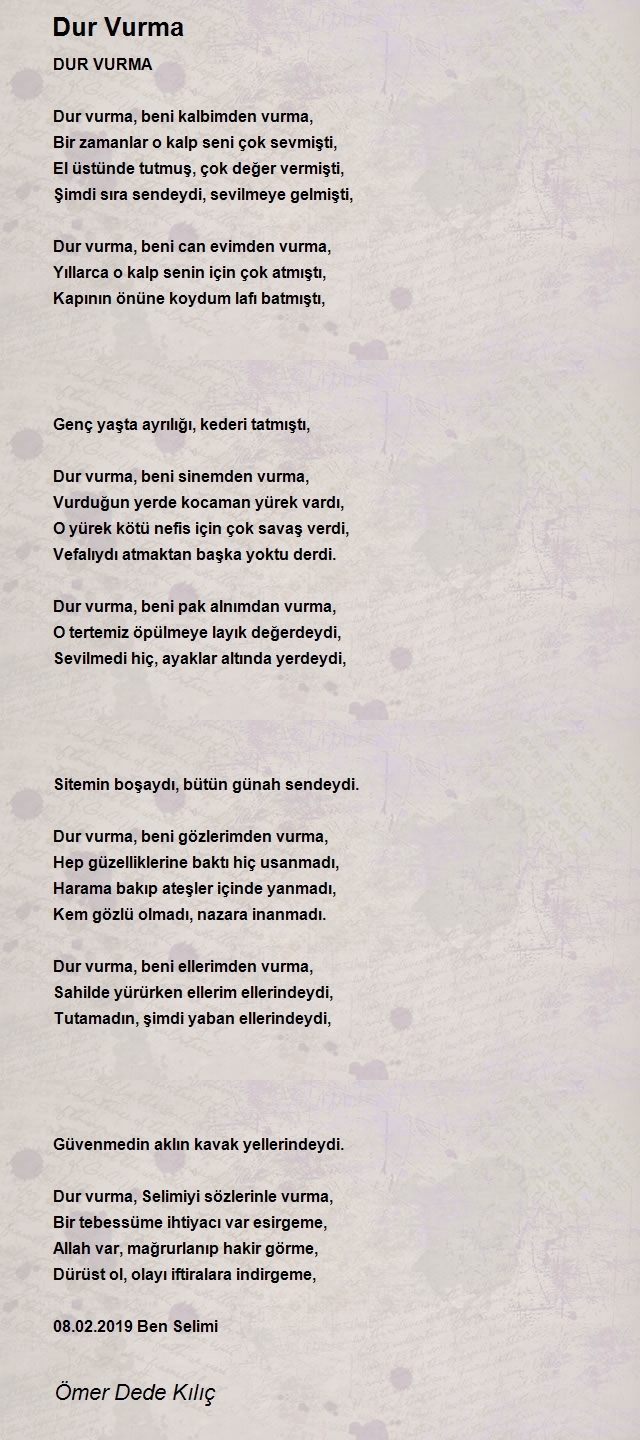 Ömer Dede Kılıç