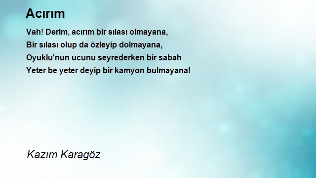 Kazım Karagöz