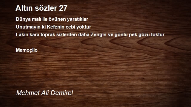 Mehmet Ali Demirel