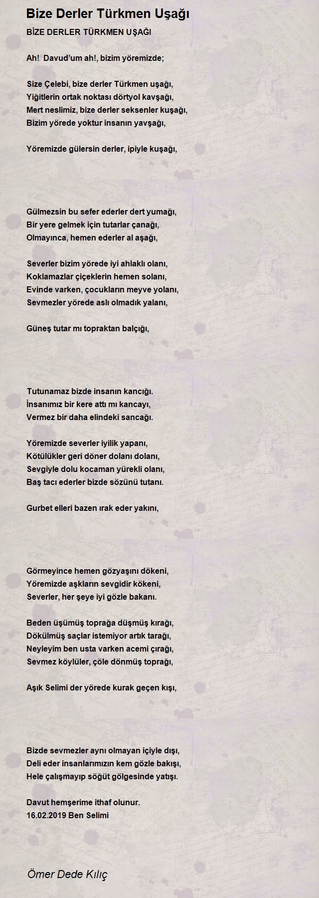 Ömer Dede Kılıç
