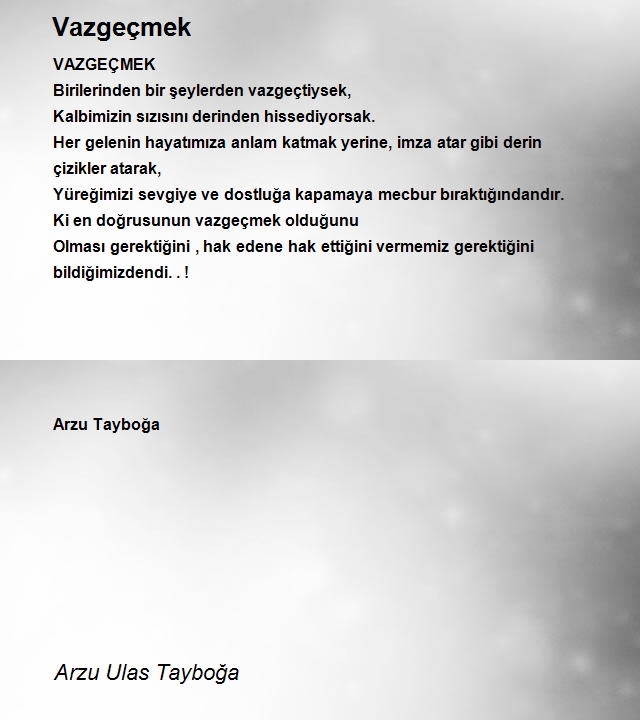 Arzu Ulas Tayboğa