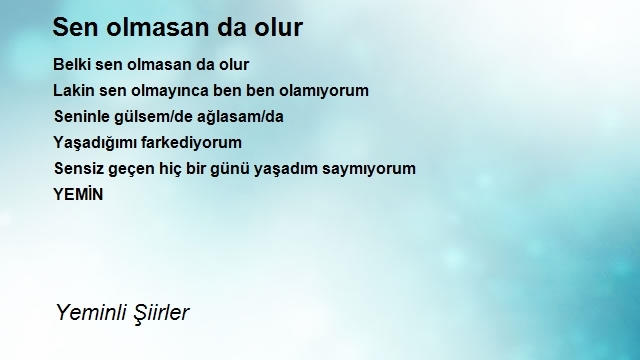 Yemin Türk