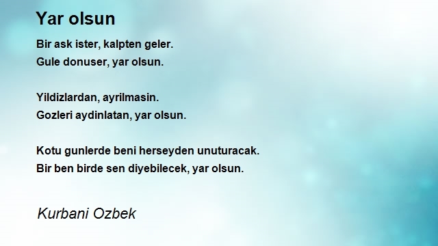 Kurbani Ozbek