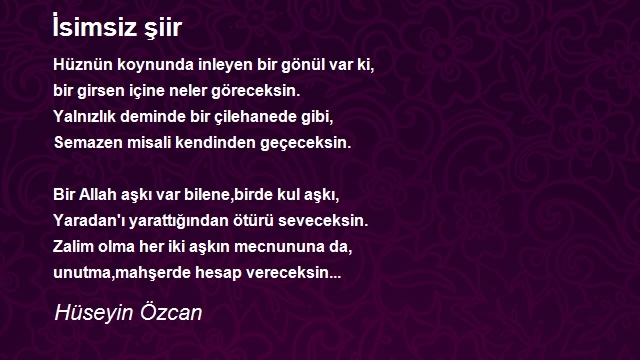 Hüseyin Özcan