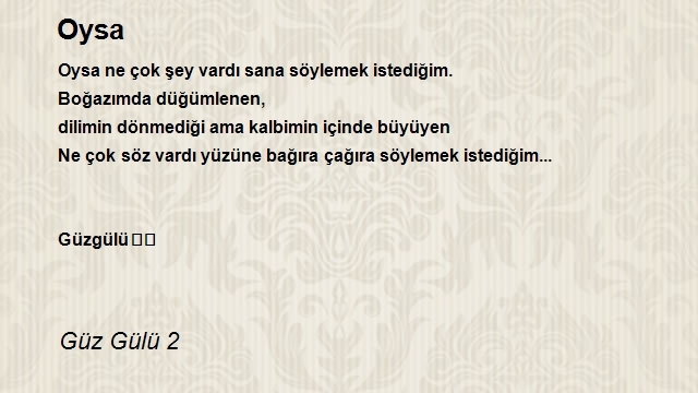 Güz Gülü 2