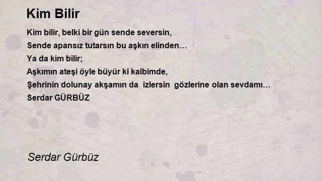 Serdar Gürbüz