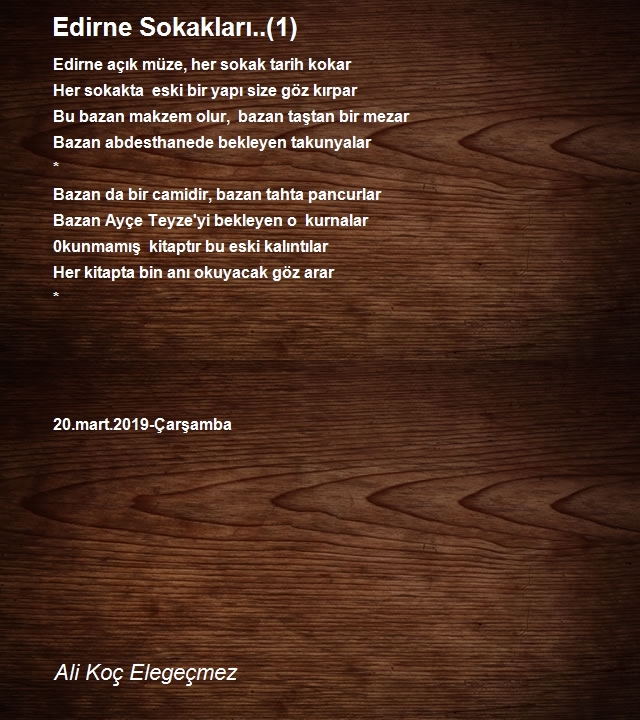 Ali Koç Elegeçmez