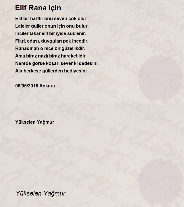 Yükselen Yağmur