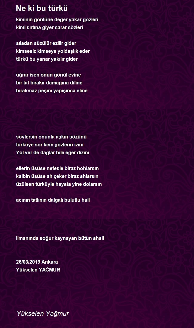 Yükselen Yağmur