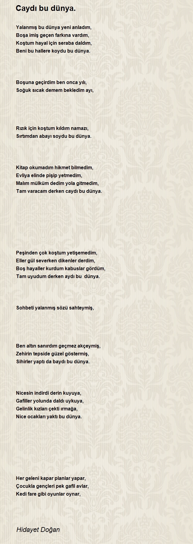 Hidayet Doğan Osmanoğlu