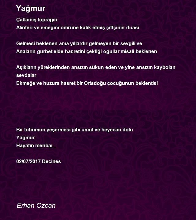 Erhan Ozcan