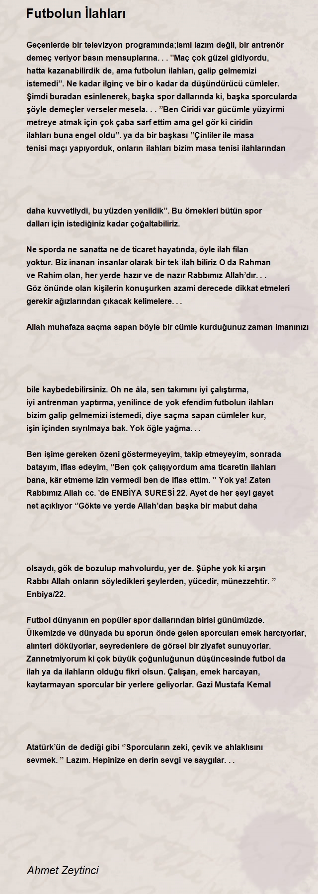 Ahmet Zeytinci