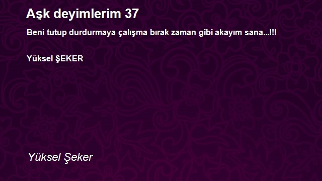 Yüksel Şeker
