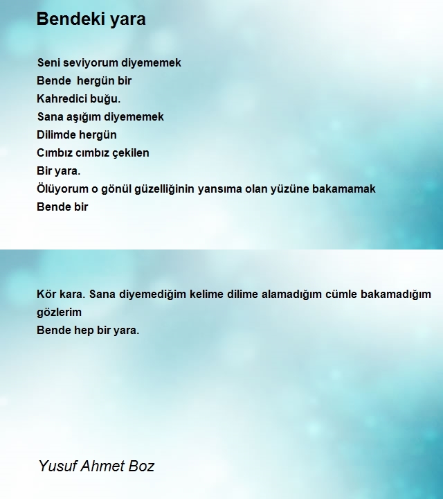 Yusuf Ahmet Boz