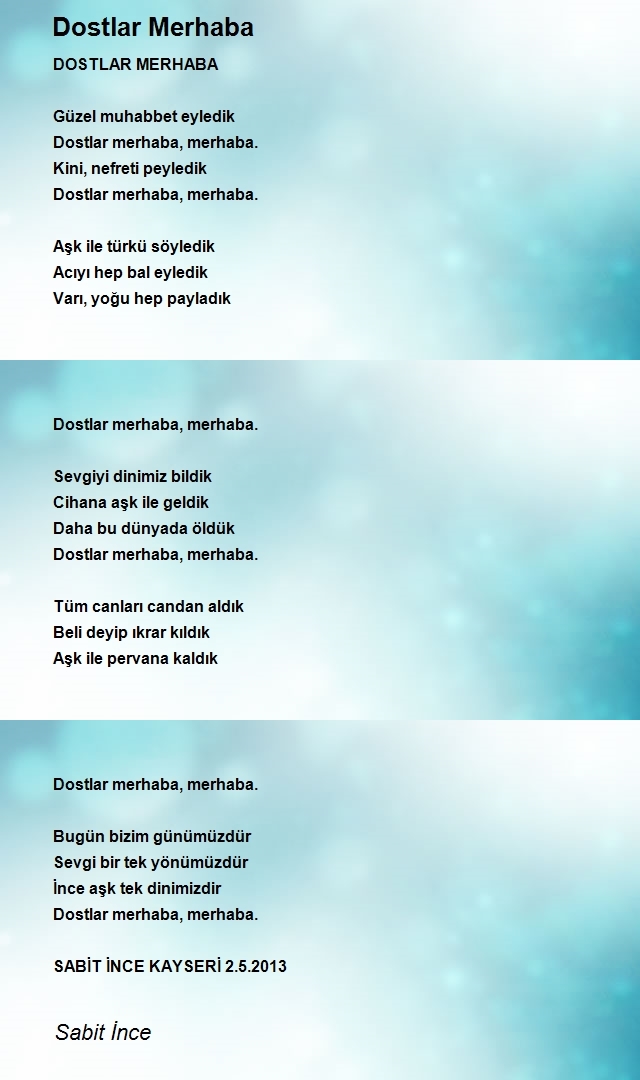 Sabit İnce