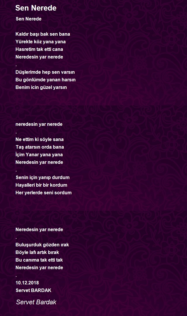 Servet Bardak