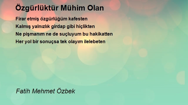 Fatih Mehmet Özbek