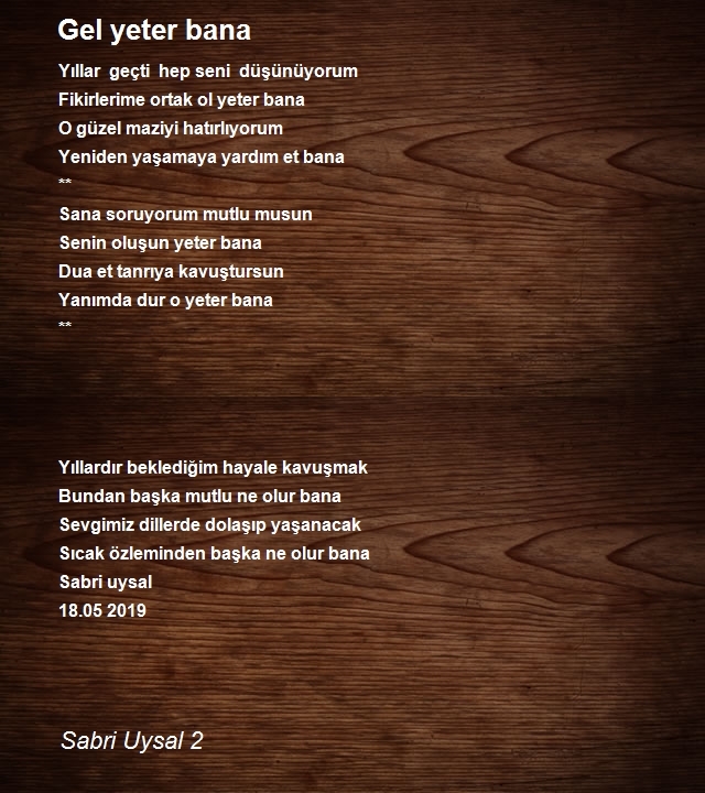 Sabri Uysal 2