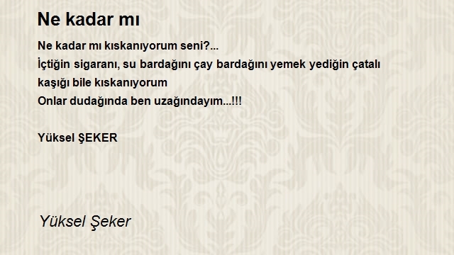 Yüksel Şeker